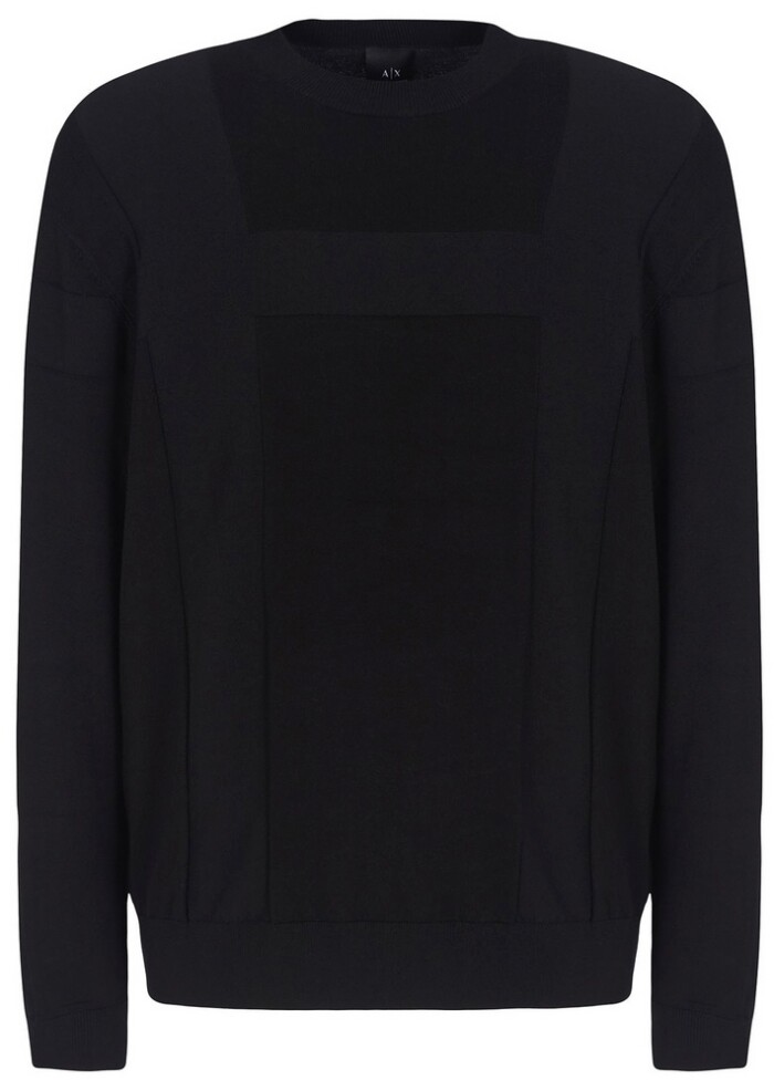 Maglione Girocollo Operato - ARMANI | Exchange - Uomo - Art. XM000103AF10454UC001 - Nero - immagine 3