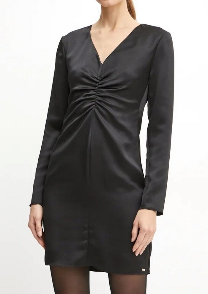 Abito con Arricciatura - ARMANI | Exchange - Donna - Art. XW000037AF10523UC001 - Nero - immagine 2