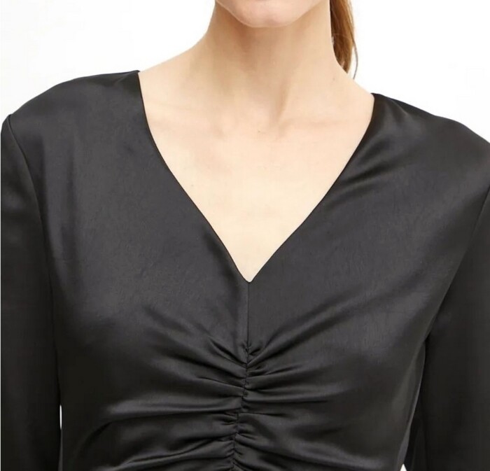 Abito con Arricciatura - ARMANI | Exchange - Donna - Art. XW000037AF10523UC001 - Nero - immagine 4