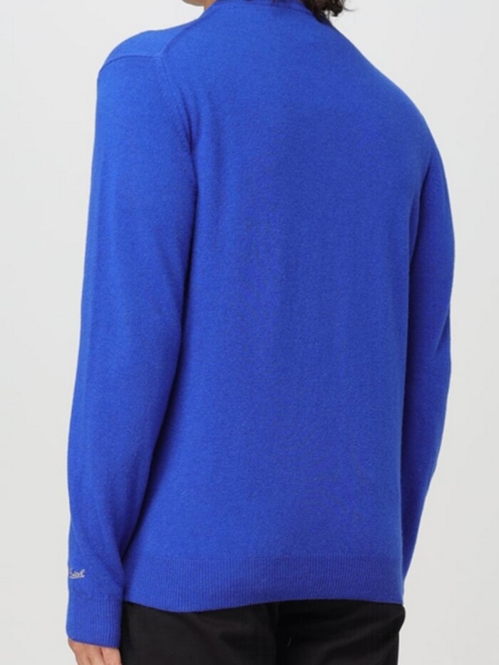 Maglione in Lambswool  - WOOLRICH - Art. CFWOKN0278MRUF0469 - Azzurro - immagine 3