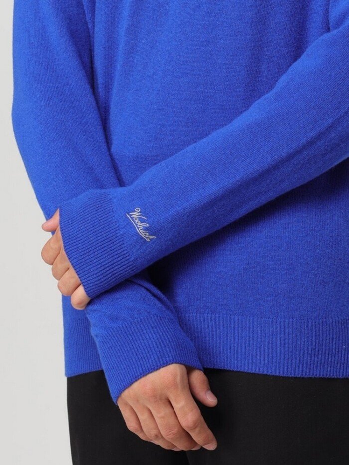 Maglione in Lambswool  - WOOLRICH - Art. CFWOKN0278MRUF0469 - Azzurro - immagine 2