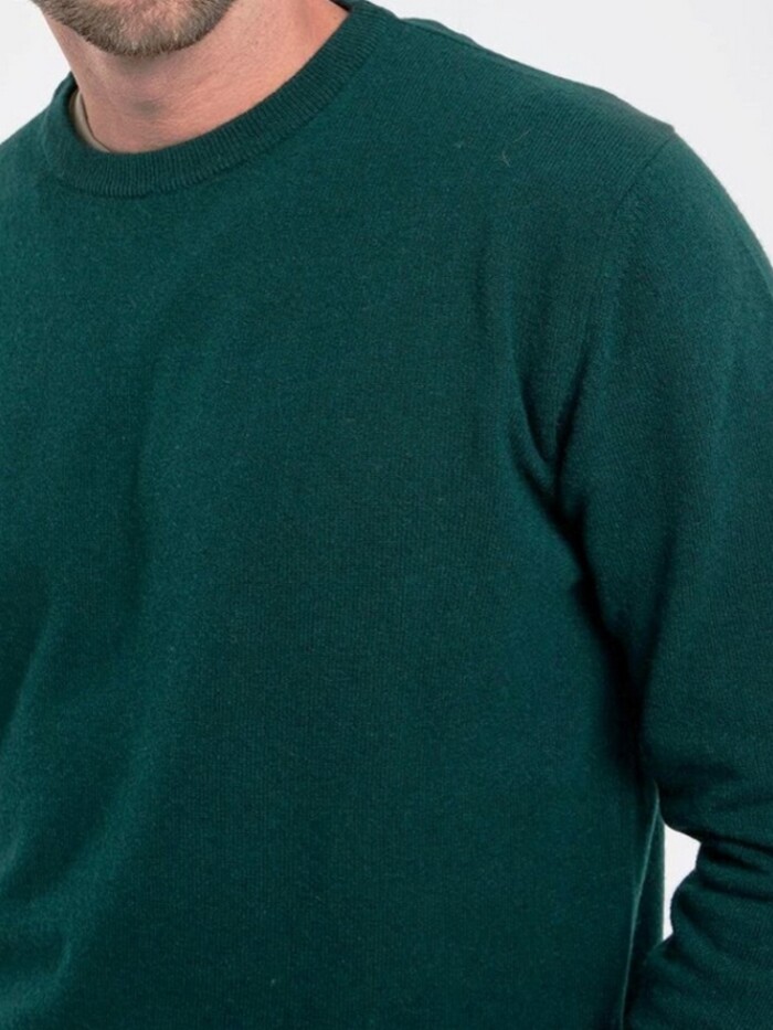 Maglione in Lambswool  - WOOLRICH - Art. CFWOKN0278MRUF0469 - Verde - immagine 5