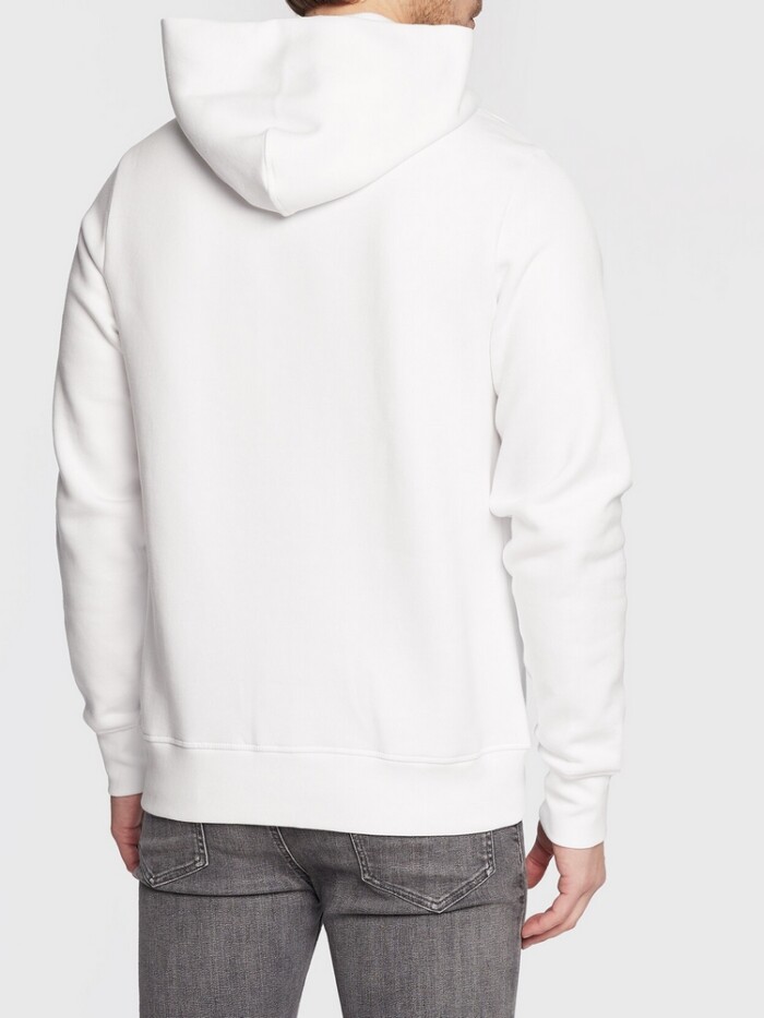 Felpa con Cappuccio e Logo Stampato - TOMMY HILFIGER - MW0MW29301YBR - Bianco - immagine 4