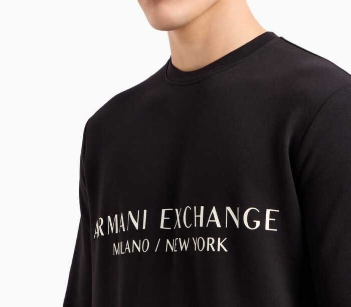 Felpa Girocollo Leggera - ARMANI | Exchange - 8NZM88ZJKRZ1200 - Nero - immagine 3