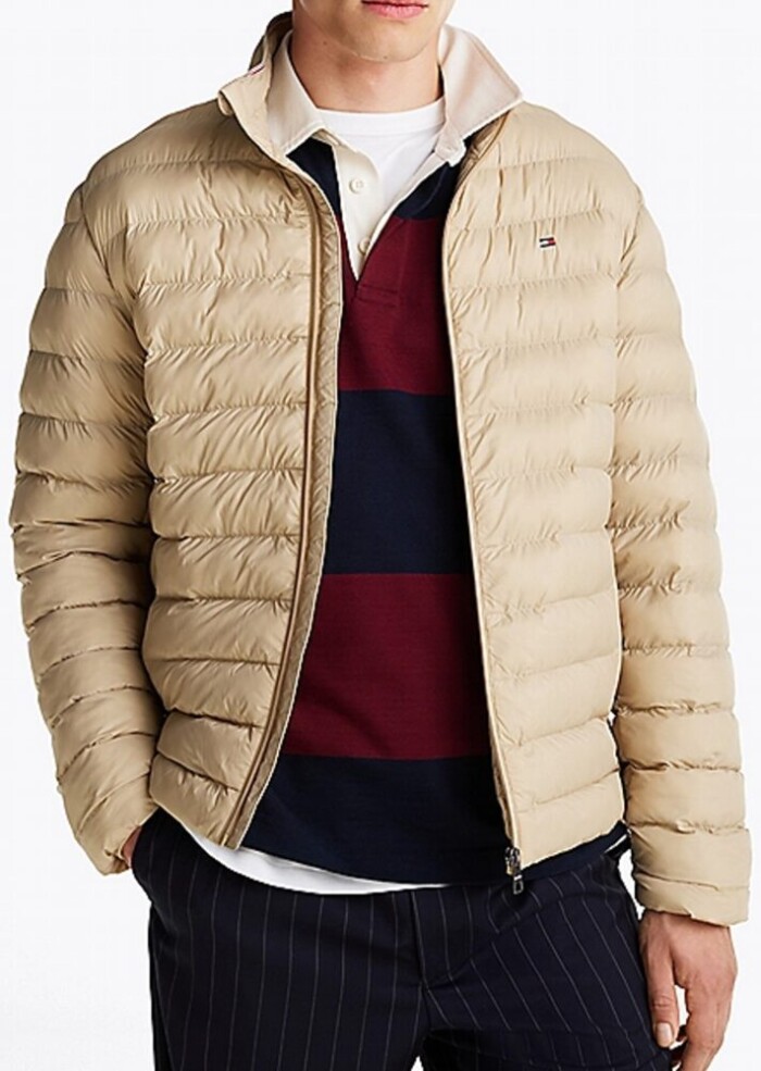 Giacchetto 100 Grammi Richiudibile - TOMMY HILFIGER - MW0MW37634RBT - Sabbia