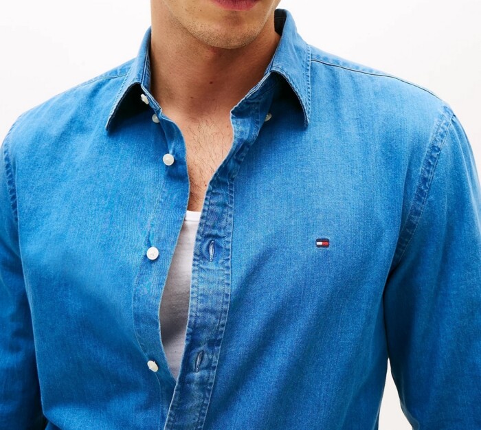 Camicia Denim - TOMMY HILFIGER - MW0MW381340GZ - immagine 2