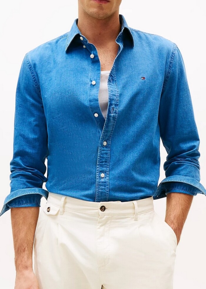 Camicia Denim - TOMMY HILFIGER - MW0MW381340GZ