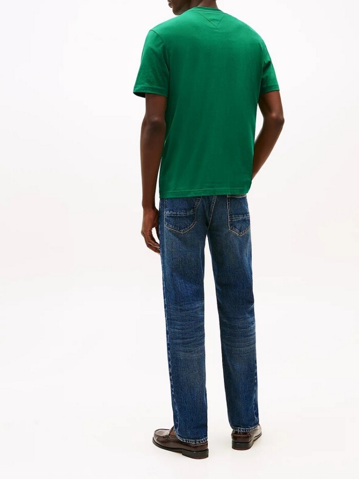 T-Shirt con Logo Piccolo - TOMMY HILFIGER - MW0MW38622L4F - Verde - immagine 4