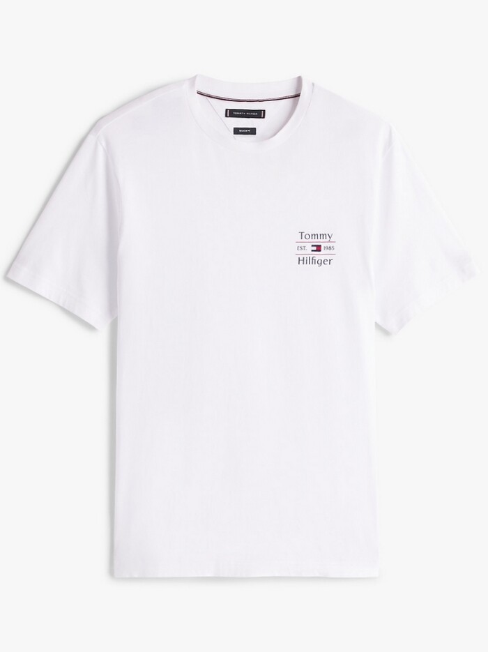 T-Shirt con Logo Piccolo - TOMMY HILFIGER - MW0MW38622YBR - Bianco - immagine 5