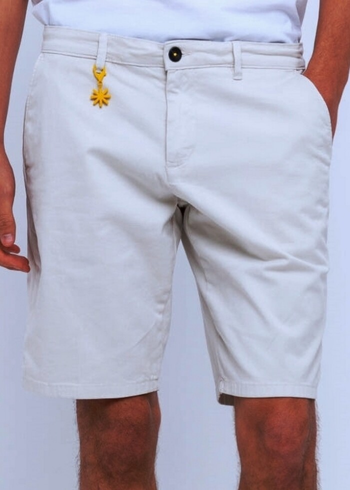 Bermuda SlimFit in Cotone Elasticizzato - MANUEL RITZ - Art. 3632B1758LC_243383 - Ghiaccio
