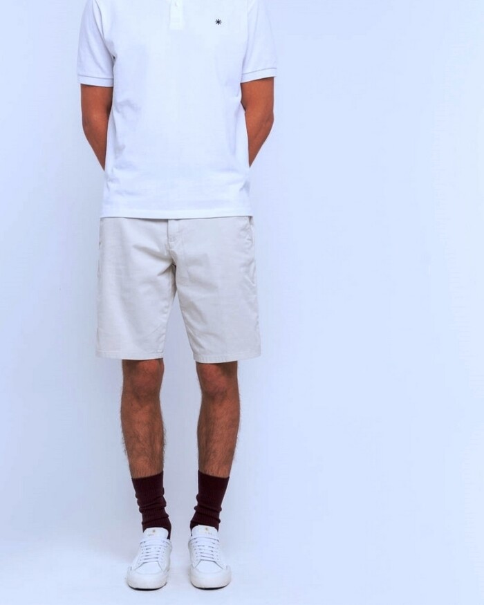 Bermuda SlimFit in Cotone Elasticizzato - MANUEL RITZ - Art. 3632B1758LC_243383 - Ghiaccio - immagine 2