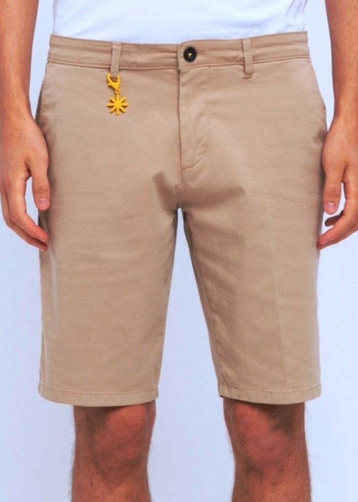 Bermuda SlimFit in Cotone Elasticizzato - MANUEL RITZ - Art. 3632B1758LC_243383 - Tabacco